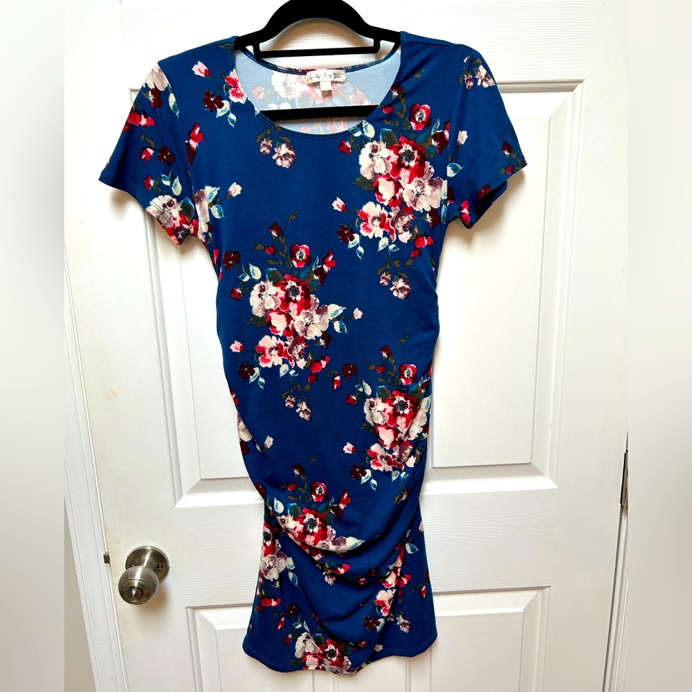 Stitch Fix Nine Britton Hannah Maternity Fitted Short Sleeve Knit Dress